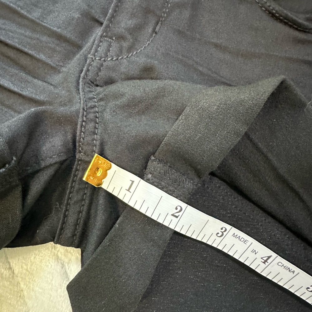 Nice $48 Denizen Levis Black Button Zip Stretch Jean Denim Shorts Womens 9 M - Picture 5 of 13
